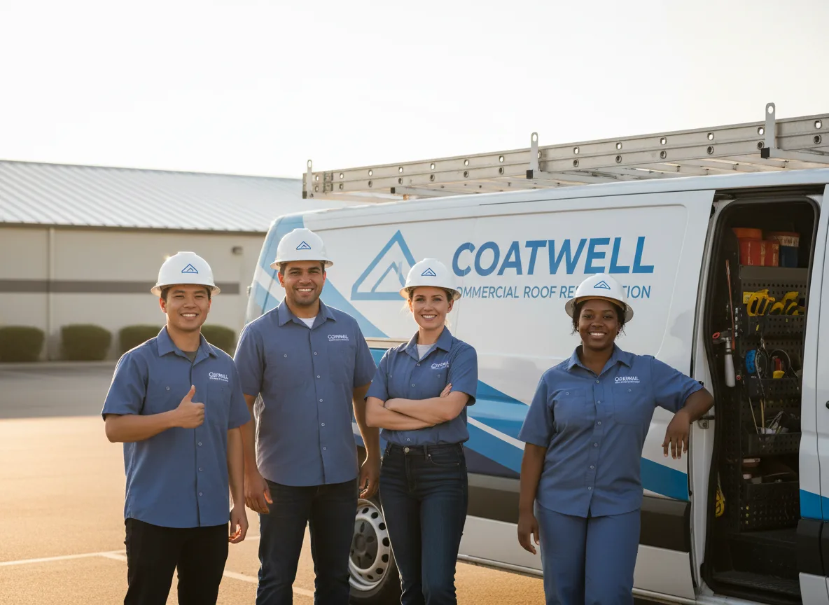 Commercial roof coating company in Thompson, OH